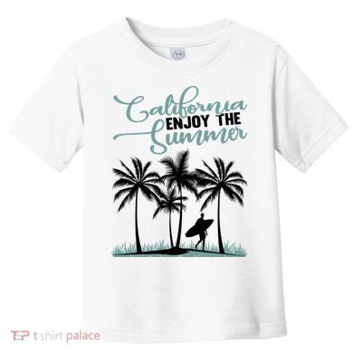California Enjoy The Summer Surf Toddler T-Shirt