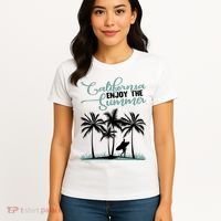 California Enjoy The Summer Surf Women's T-Shirt thumb 4