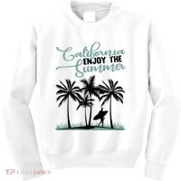 California Enjoy The Summer Surf Kids Sweatshirt thumb 0