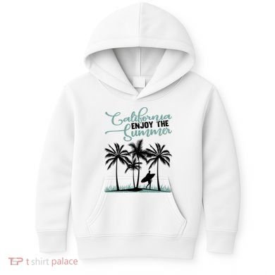 California Enjoy The Summer Surf Kids Hoodie