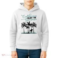 California Enjoy The Summer Surf Kids Hoodie thumb 4