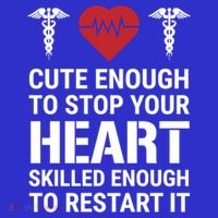 Cute Enough To Stop Your Heart Skilled Medical Doctor Nurse Meaningful Gift Visor thumb 3