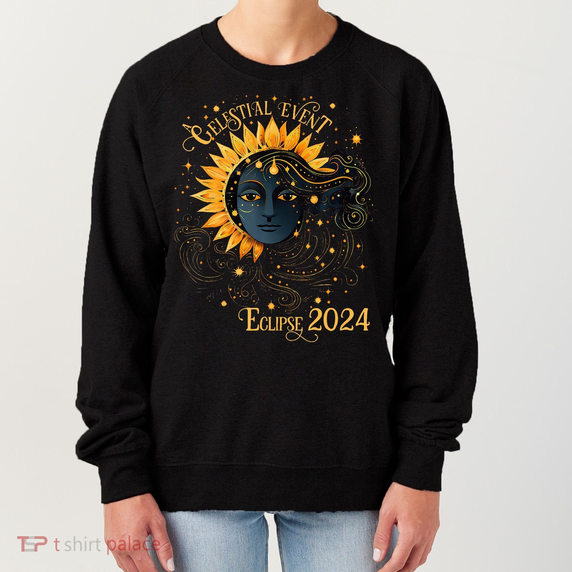 Celestial Event Total Solar Eclipse Women's Sweatshirt
