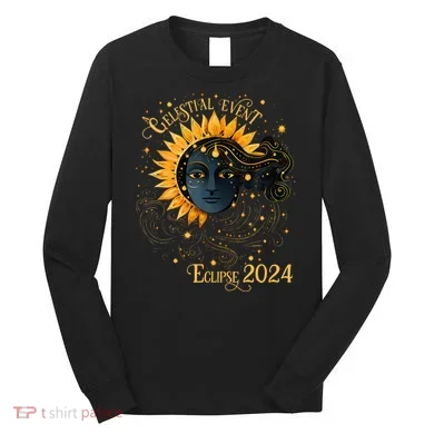 Celestial Event Total Solar Eclipse Long Sleeve Shirt