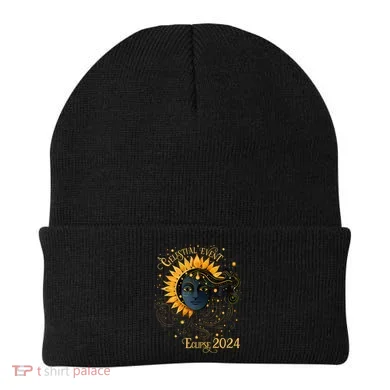 Celestial Event Total Solar Eclipse Beanie