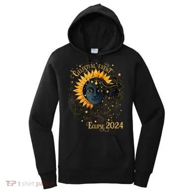 Celestial Event Total Solar Eclipse Women's Hoodie
