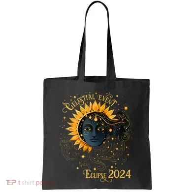Celestial Event Total Solar Eclipse Tote Bag