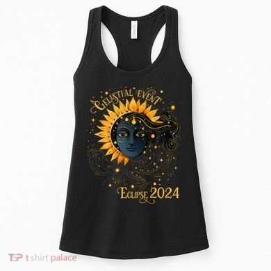 Celestial Event Total Solar Eclipse Women's Tank Top