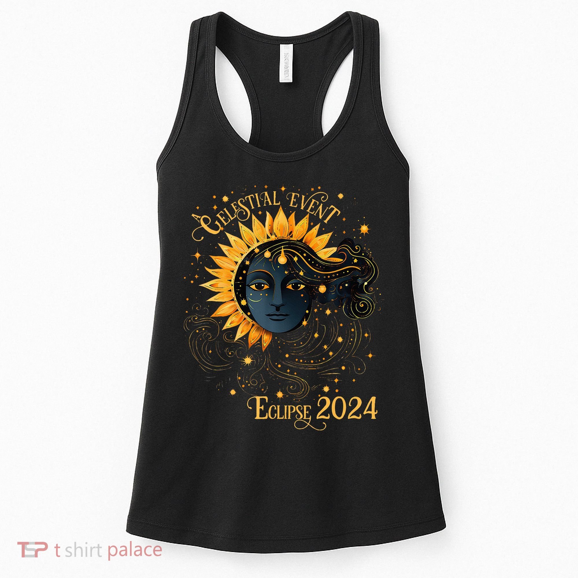 Celestial Event Total Solar Eclipse Women's Tank Top