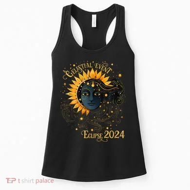 Celestial Event Total Solar Eclipse Women's Tank Top