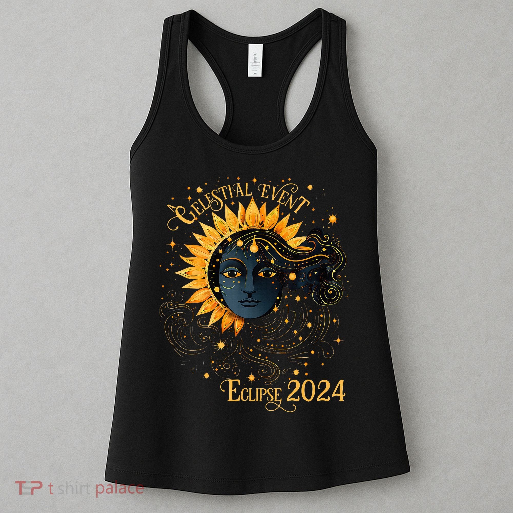 Celestial Event Total Solar Eclipse Women's Tank Top