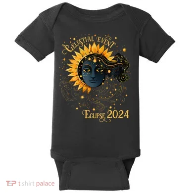 Celestial Event Total Solar Eclipse Baby Bodysuit
