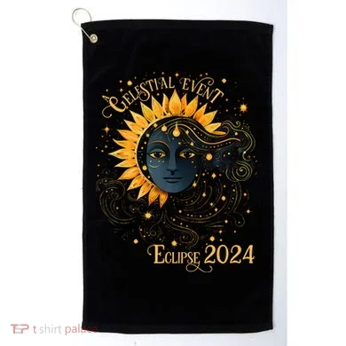 Celestial Event Total Solar Eclipse Golf Towel