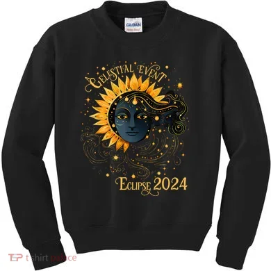 Celestial Event Total Solar Eclipse Kids Sweatshirt