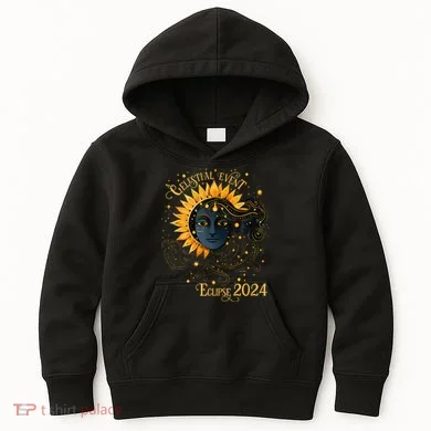 Celestial Event Total Solar Eclipse Kids Hoodie