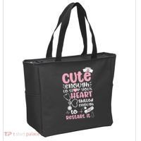 Cute Enough To Stop Your Heart Skilled Enough To Restart It Tote Bag thumb 2