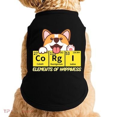 Corgi Elements Tab Of Happiness Funny For Corgi Mom And Dad Doggie Tank