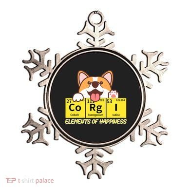 Corgi Elements Tab Of Happiness Funny For Corgi Mom And Dad Ornament