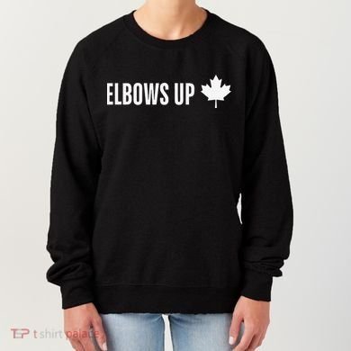 Canadian Elbows Up 2025 Canada Reacts Women's Sweatshirt
