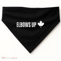 Canadian Elbows Up 2025 Canada Reacts USA-Made Doggie Bandana thumb 0