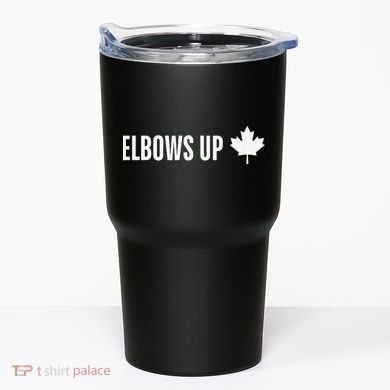 Canadian Elbows Up 2025 Canada Reacts Tumbler