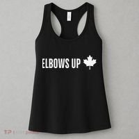 Canadian Elbows Up 2025 Canada Reacts Women's Tank Top thumb 3