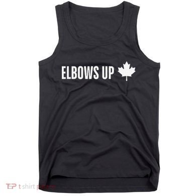 Canadian Elbows Up 2025 Canada Reacts Tank Top