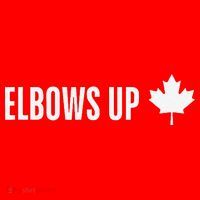 Canadian Elbows Up 2025 Canada Reacts Santa Hat thumb 1