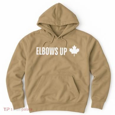 Canadian Elbows Up 2025 Canada Reacts Hoodie
