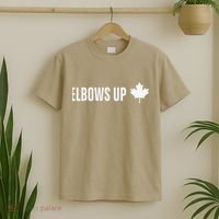 Canadian Elbows Up 2025 Canada Reacts T-Shirt thumb 2