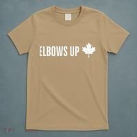 Canadian Elbows Up 2025 Canada Reacts T-Shirt thumb 5
