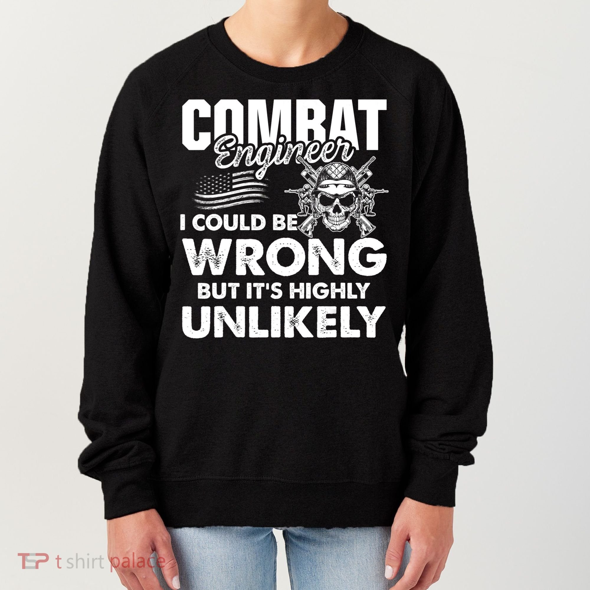 Combat Engineer Usa Military Sapper Women's Sweatshirt