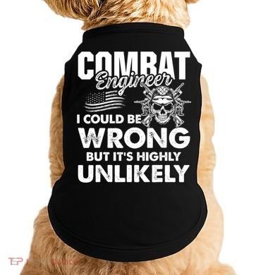 Combat Engineer Usa Military Sapper Doggie Tank
