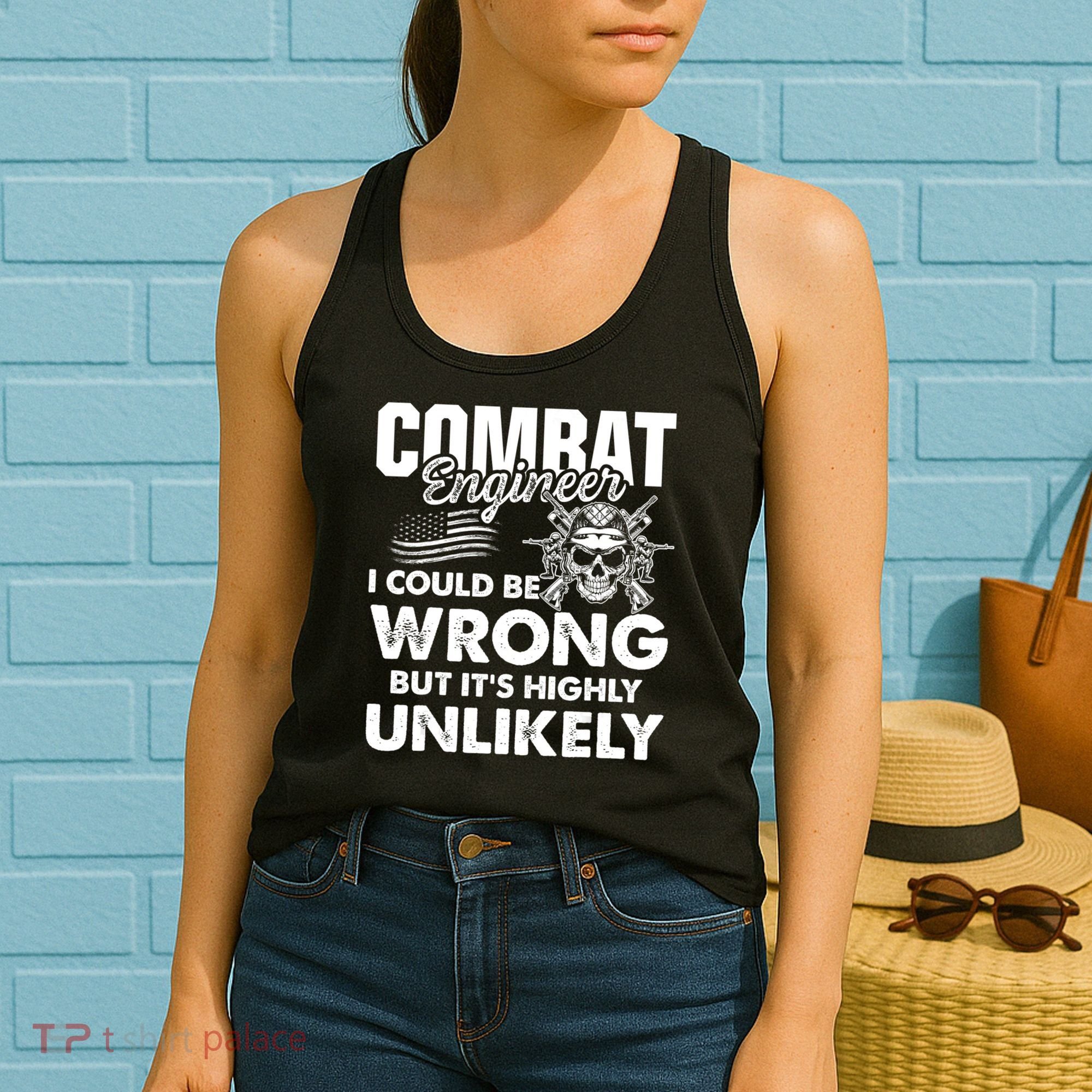 Combat Engineer Usa Military Sapper Women's Tank Top
