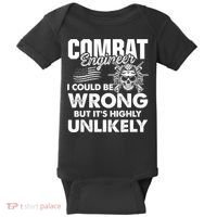Combat Engineer Usa Military Sapper Baby Bodysuit thumb 0