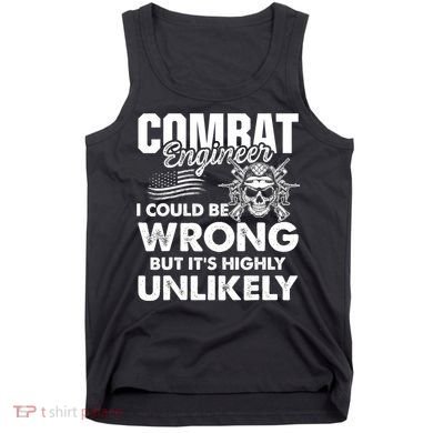 Combat Engineer Usa Military Sapper Tank Top