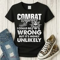 Combat Engineer Usa Military Sapper Women's T-Shirt thumb 3