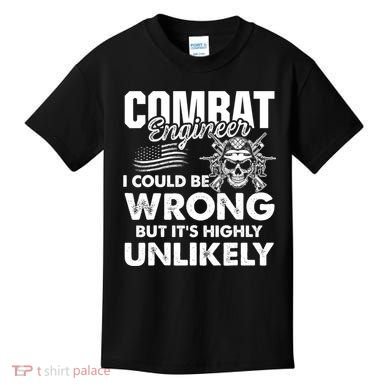 Combat Engineer Usa Military Sapper Kids T-Shirt