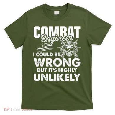 Combat Engineer Usa Military Sapper T-Shirt