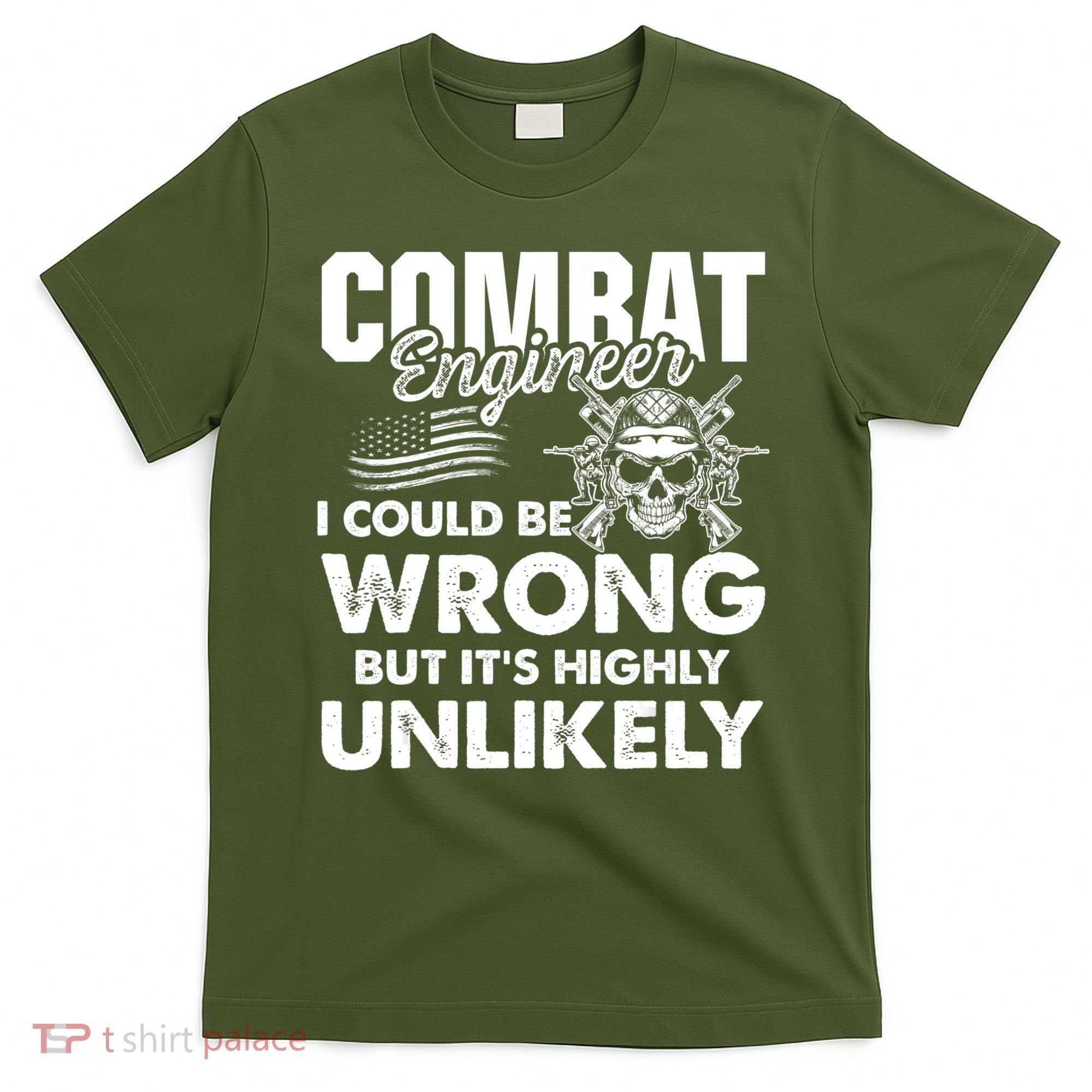Combat Engineer Usa Military Sapper T-Shirt