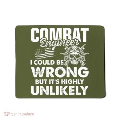 Combat Engineer Usa Military Sapper Mousepad