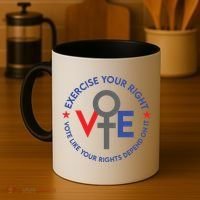 Cool Election Vote Like Your Rights Depend On It Coffee Mug thumb 4