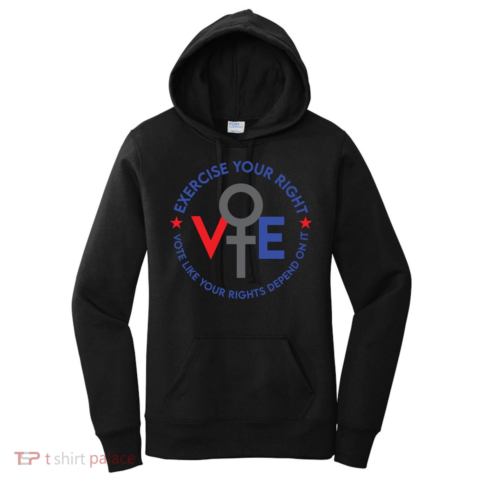 Cool Election Vote Like Your Rights Depend On It Women's Hoodie