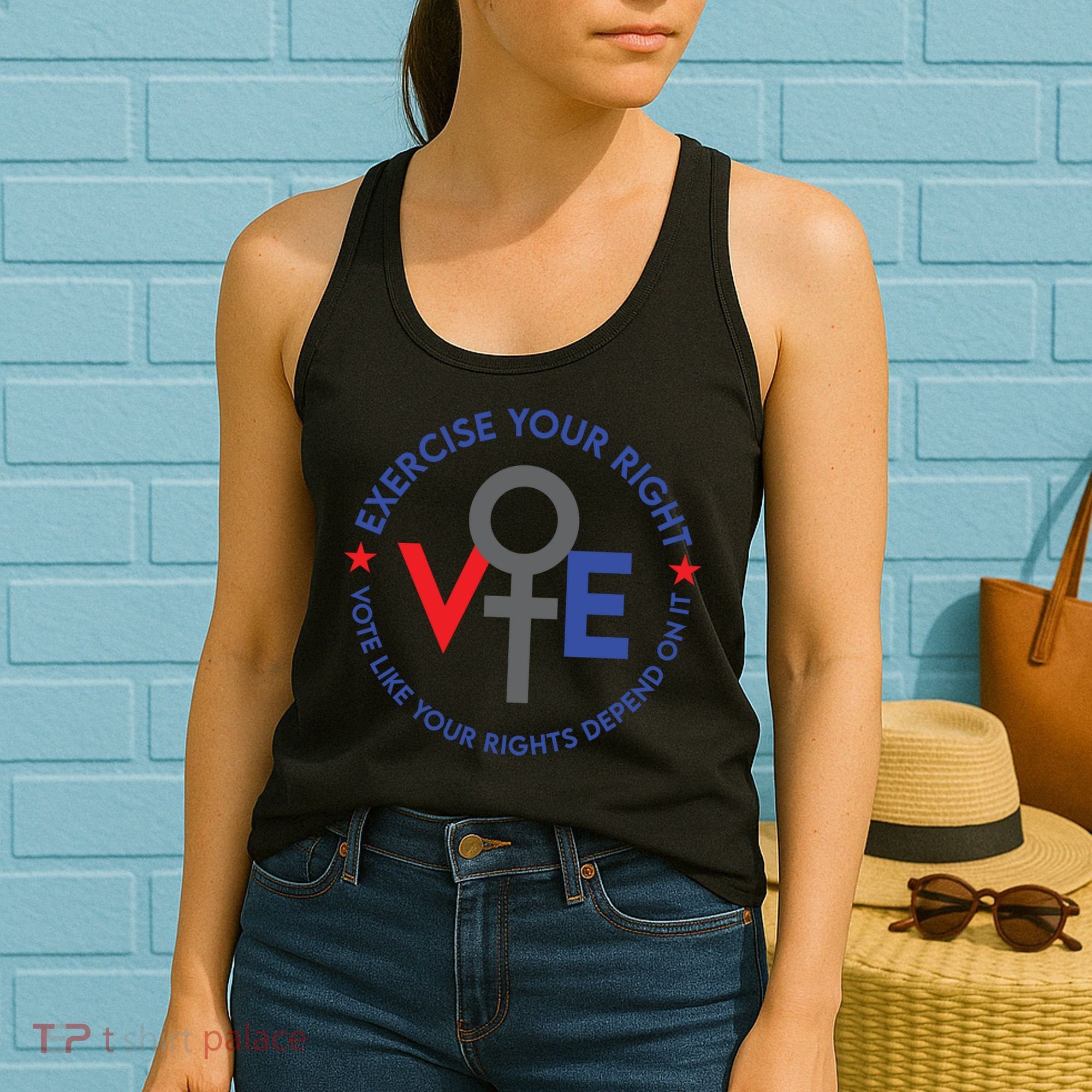 Cool Election Vote Like Your Rights Depend On It Women's Tank Top