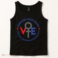 Cool Election Vote Like Your Rights Depend On It Tank Top thumb 2
