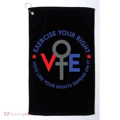 Cool Election Vote Like Your Rights Depend On It Golf Towel