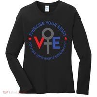 Cool Election Vote Like Your Rights Depend On It Women's Long Sleeve Shirt thumb 0