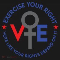 Cool Election Vote Like Your Rights Depend On It Tote Bag thumb 4