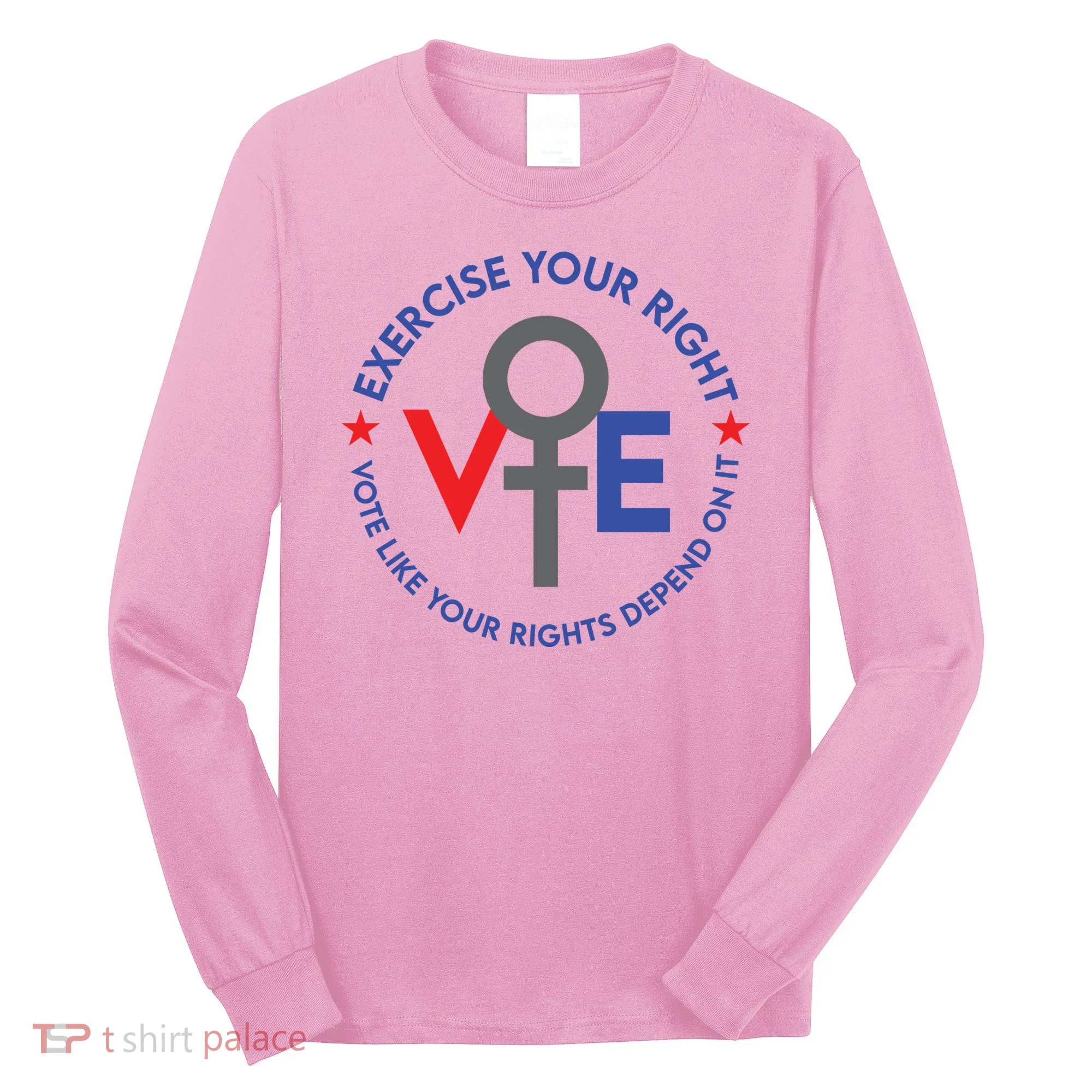 Cool Election Vote Like Your Rights Depend On It Long Sleeve Shirt