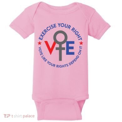 Cool Election Vote Like Your Rights Depend On It Baby Bodysuit